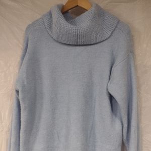 Women Large Petite Land's End Cowl Neck Sweater
